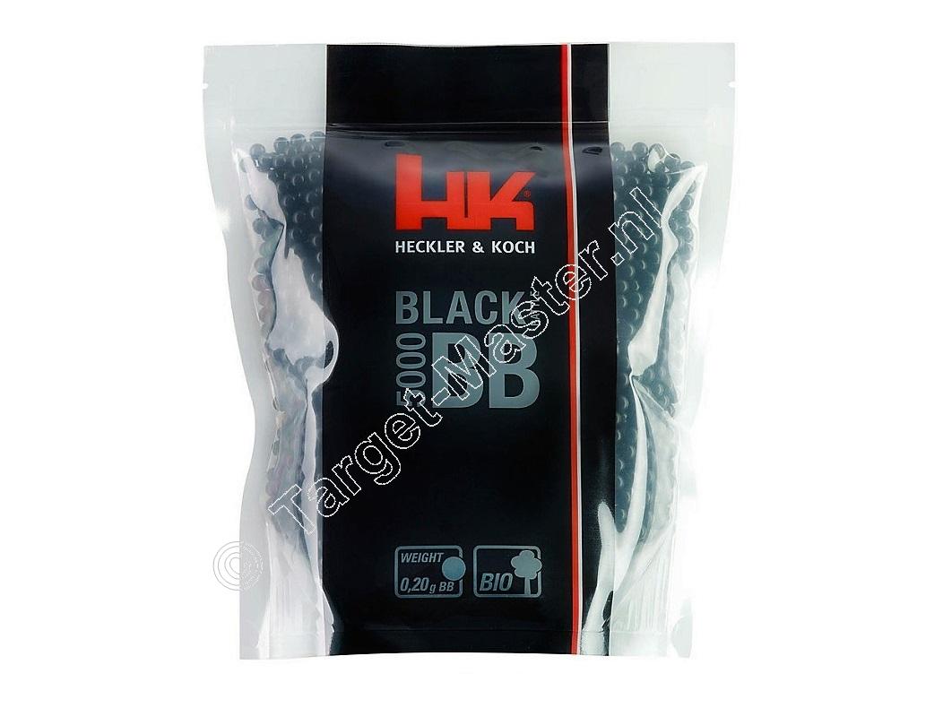 Heckler & Koch BLACK BATTLE BIO Airsoft BB 6mm 0.20 gram content 5000